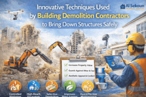 Innovative Techniques Used by Building Demolition Contractors to Bring Down Structures Safely