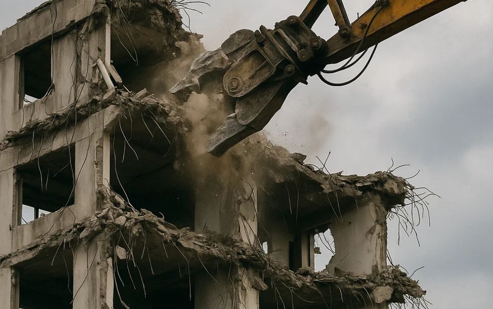 Demolition in Urban Dubai