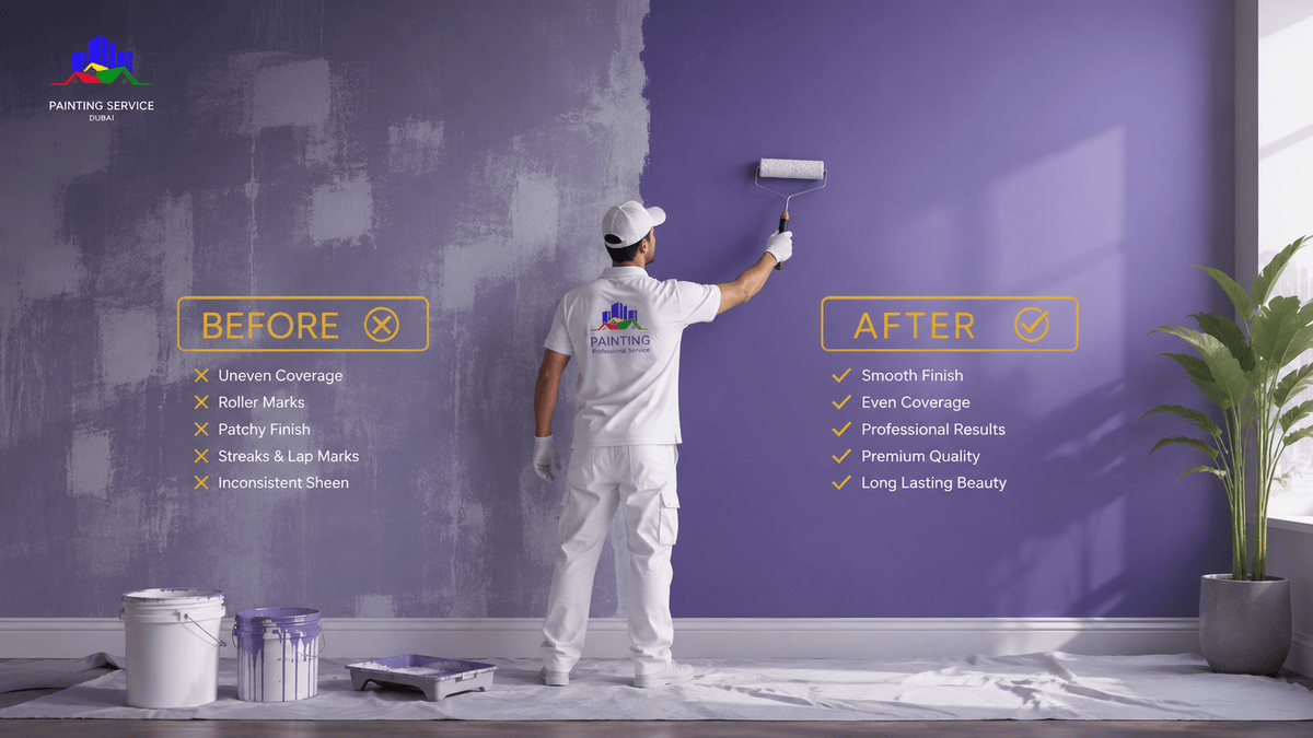 How to fix uneven paint