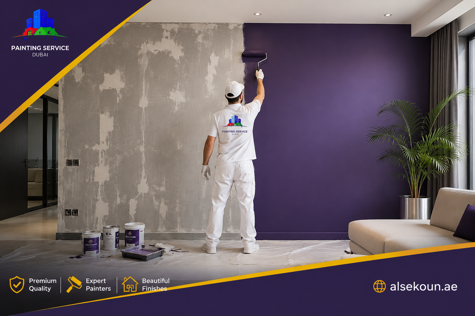 how to fix ueven paint