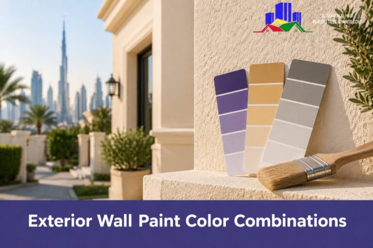 Exterior Wall Paint Color Combinations for Dubai Villas and Homes
